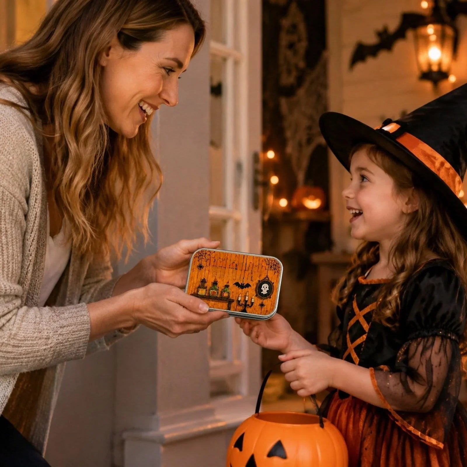 Purpose-Built Mini Ghost Tin Box Set - Cute Spooky Travel