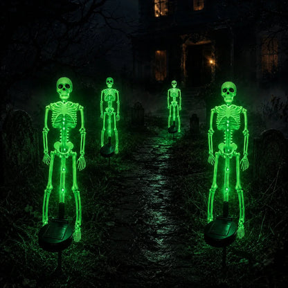 Outdoor Solar Skeleton Yard Stake for Garden Display