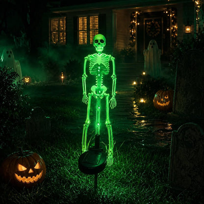 Outdoor Solar Skeleton Yard Stake for Garden Display