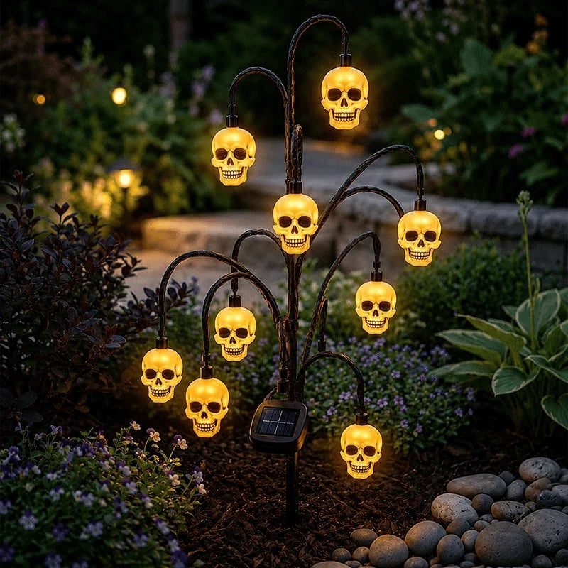 Outdoor Solar Tree Stump Light for Garden Display