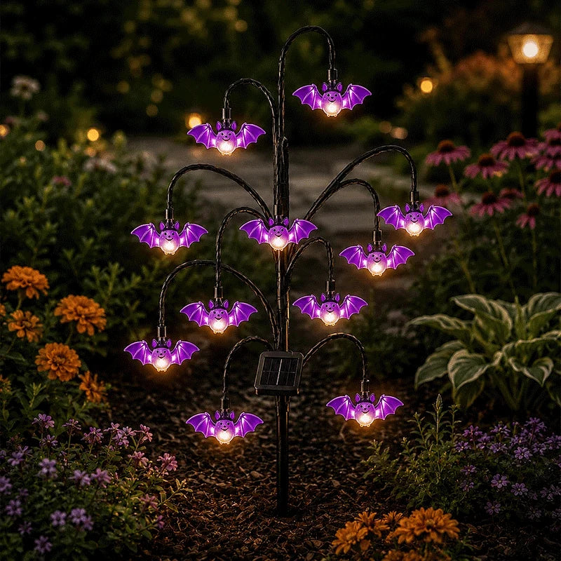 Outdoor Solar Tree Stump Light for Garden Display