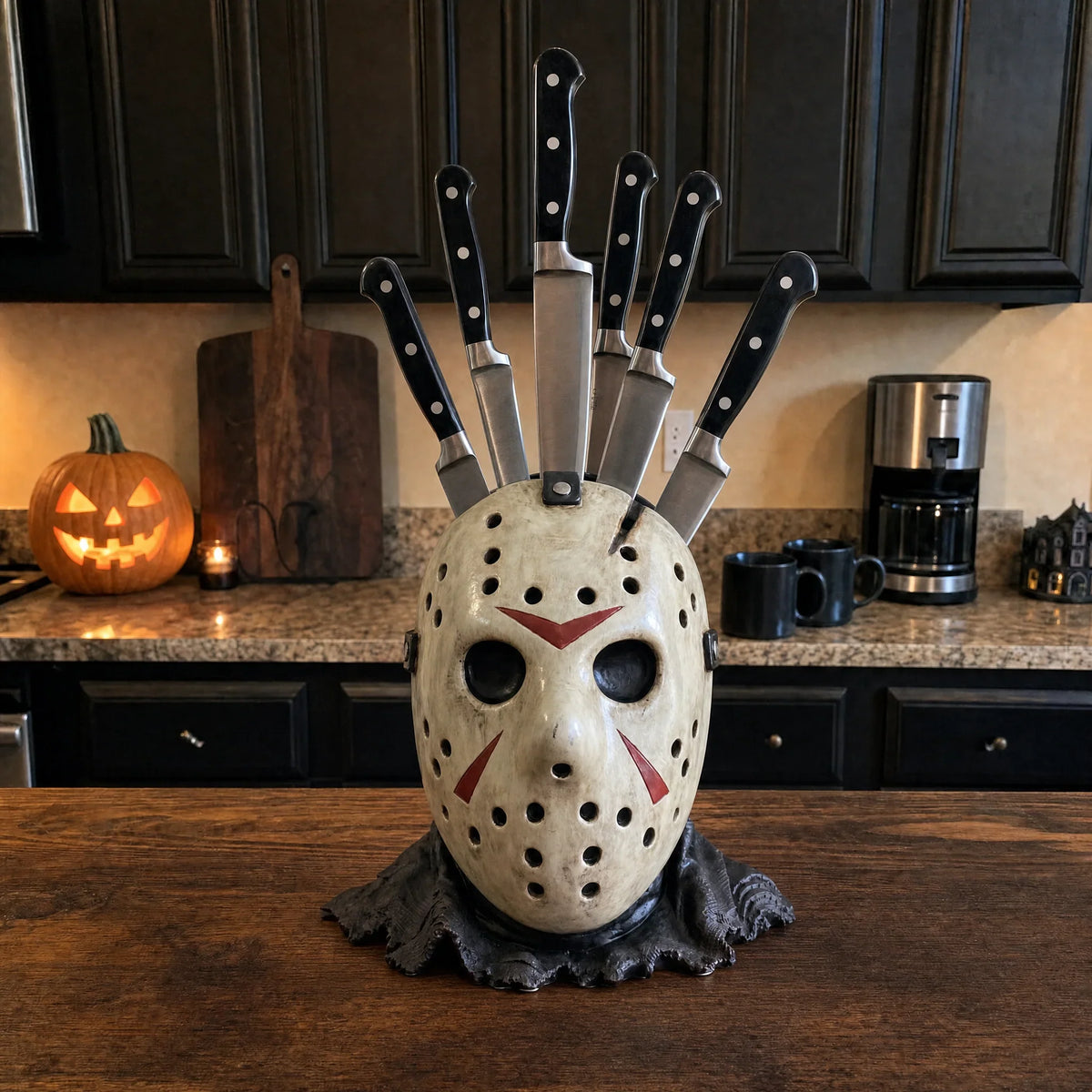 Purpose-Built Horror Knife Block for Everyday Use