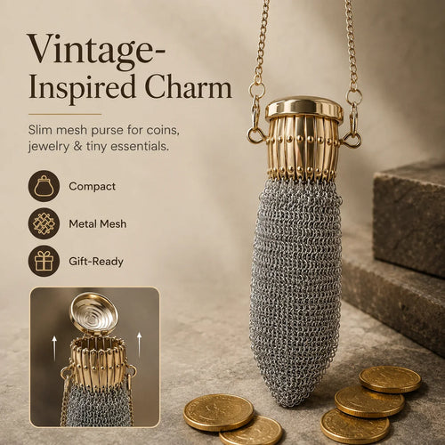 Purpose-Built Handmade 1920's English Coin Purse for Everyday Use