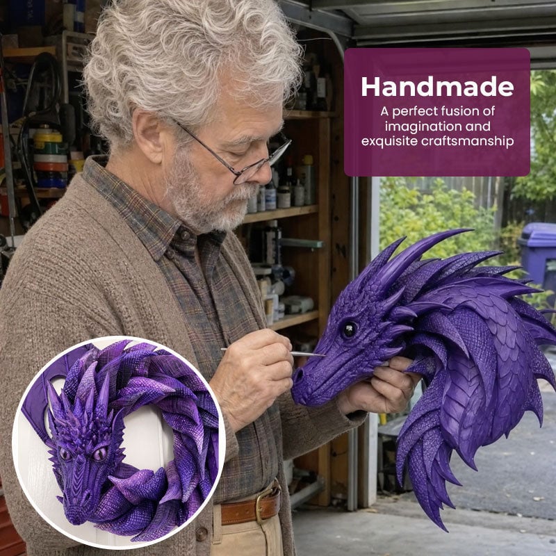 Purpose-Built Handmade Dragon Wreath for Everyday Use