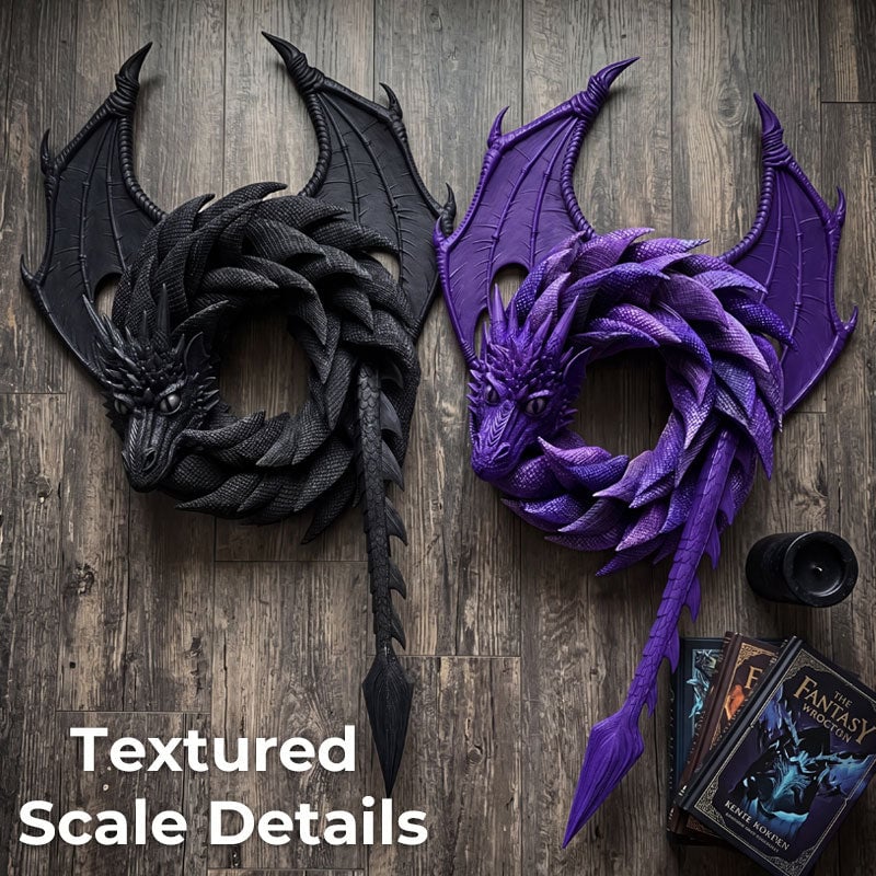 Purpose-Built Handmade Dragon Wreath for Everyday Use