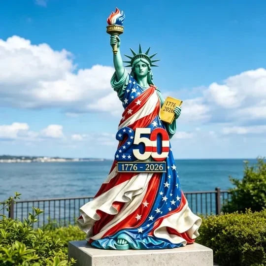Purpose-Built USA 250th – Liberty Figurine for Everyday Use