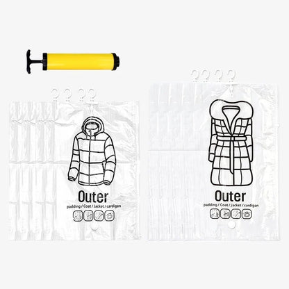 Space-Saving Hanging Vacuum Storage – Folding Needed for Tidy Storage