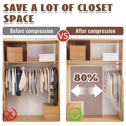 Space-Saving Hanging Vacuum Storage – Folding Needed for Tidy Storage