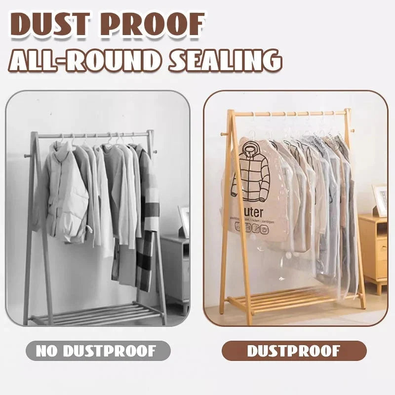 Space-Saving Hanging Vacuum Storage – Folding Needed for Tidy Storage