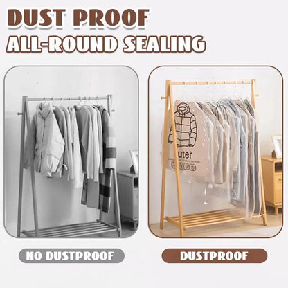 Space-Saving Hanging Vacuum Storage – Folding Needed for Tidy Storage