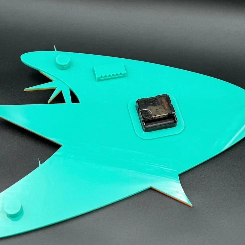 Purpose-Built Mid Century Modern Atomic Boomerang Wall Clock – Retro