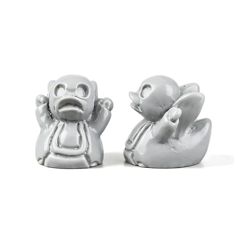 Mini Resin Halloween Ducks in Devil, Ghost and Skeleton Designs