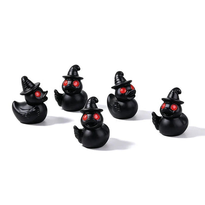 Mini Resin Halloween Ducks in Devil, Ghost and Skeleton Designs