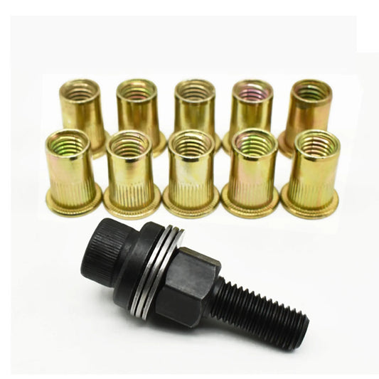 Hands-On Head Rivet Nut Tool, M3 M4 M5 – Rivnut Kit for Creative Play