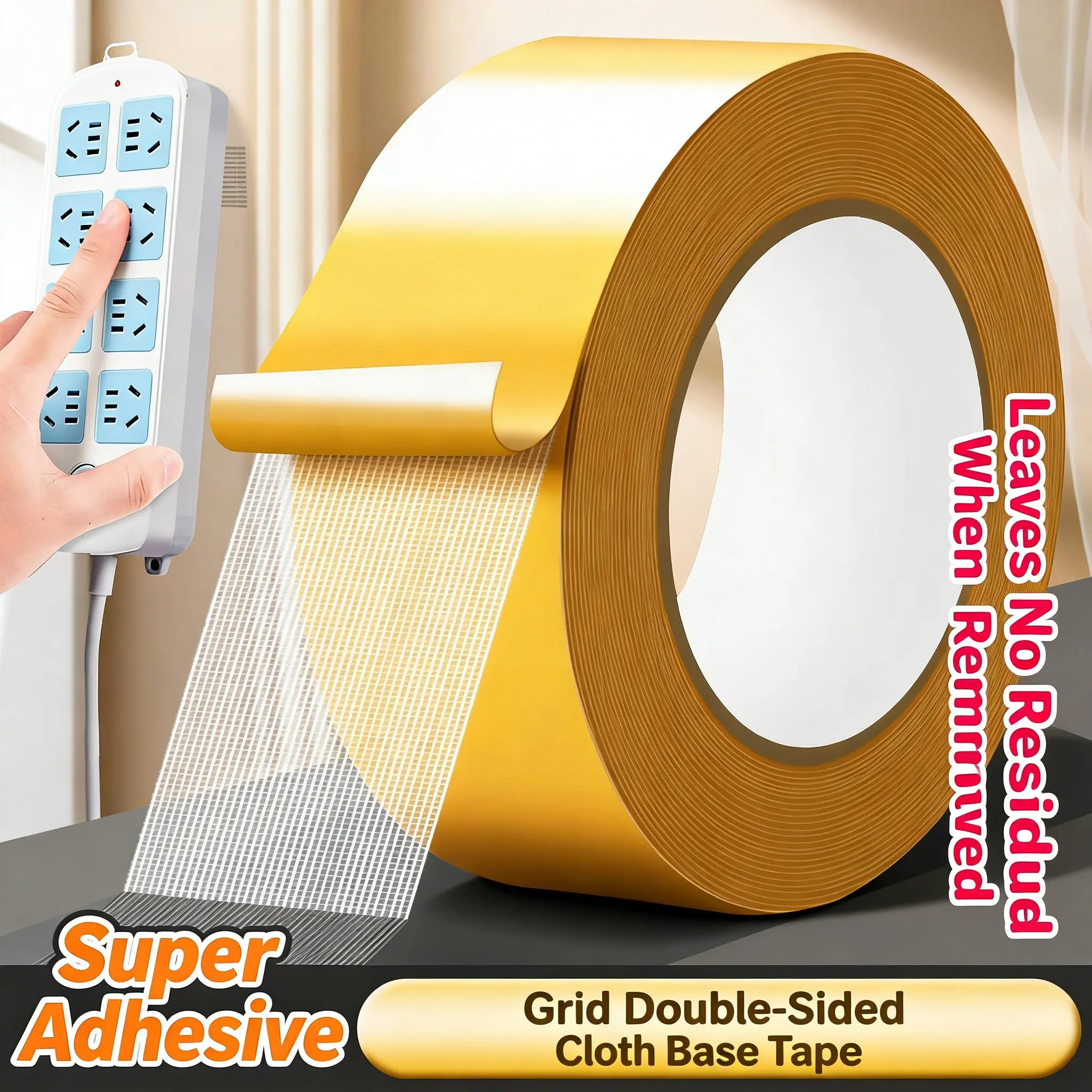 Task-Ready Heavy Duty Double Sided – No Residue for Home Upkeep