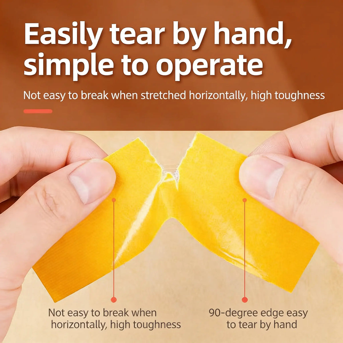 Task-Ready Heavy Duty Double Sided – No Residue for Home Upkeep