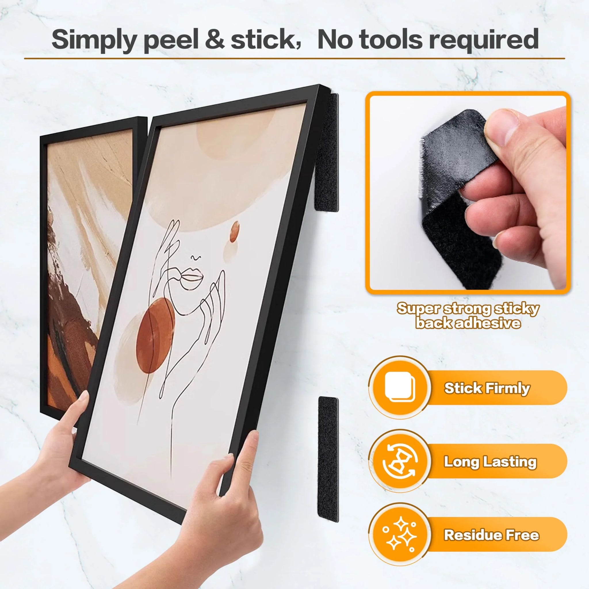 Space-Saving Heavy Duty Hook and Loop Strips with – Heavy Duty