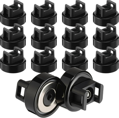 Purpose-Built 12 Pack Heavy Duty Magnetic Zip Tie Mounts for Cable
