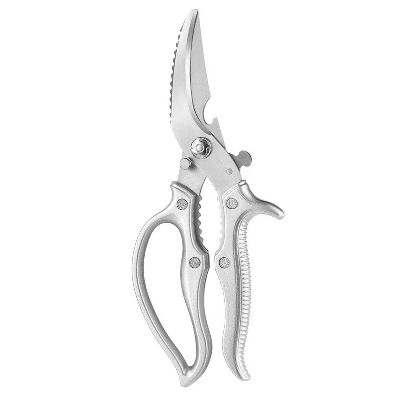 Heavy-Duty Multifunction Kitchen Shears with Spring-Assisted Cutting