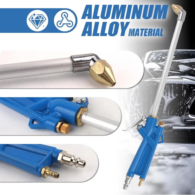 Easy-Care Heavy-Duty Pneumatic Air Blow Gun – High-Pressure Metal