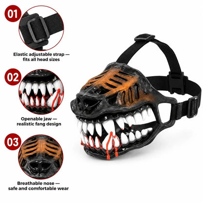 Purpose-Built EARLY Hell Hound Monster Muzzle for Everyday Use