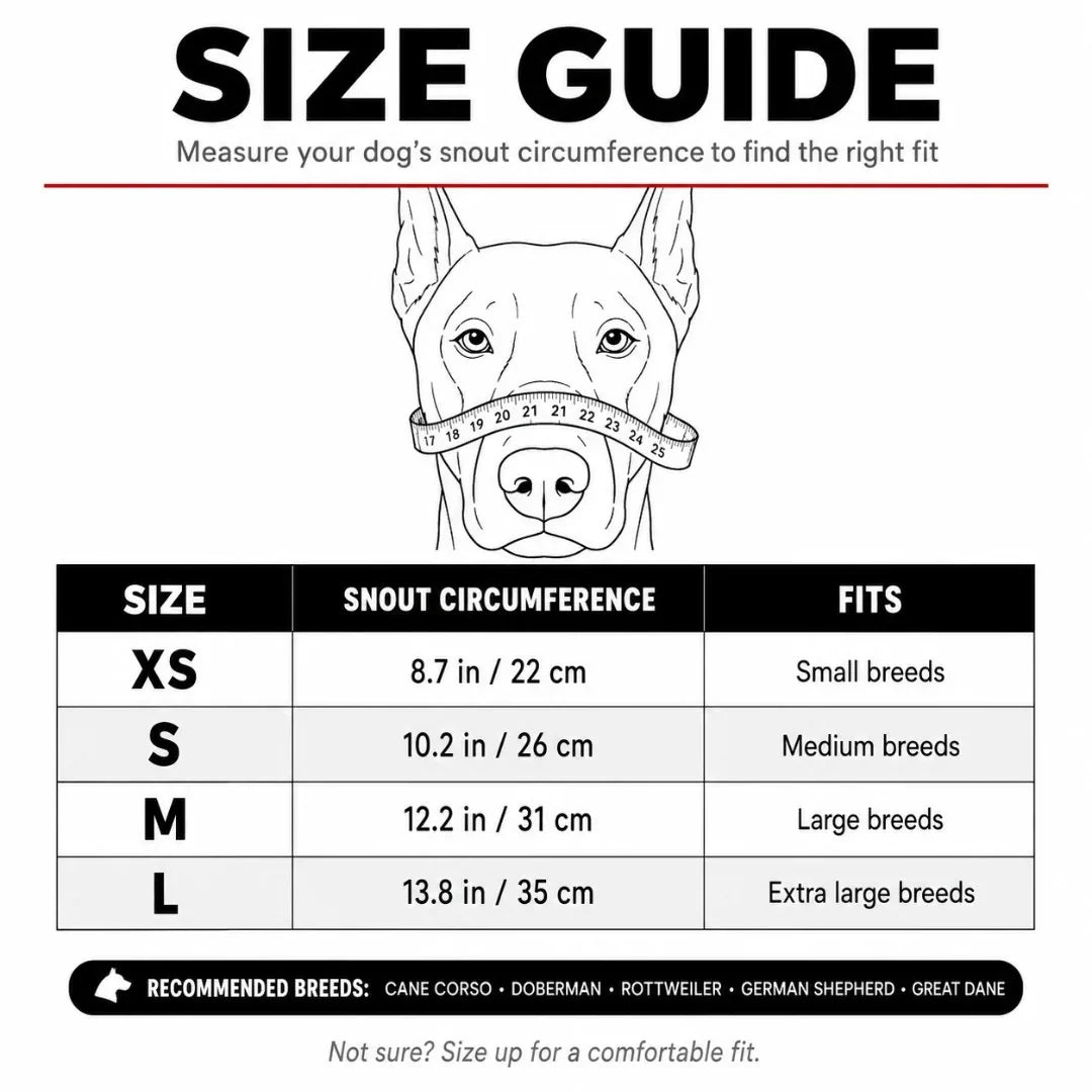 Purpose-Built EARLY Hell Hound Monster Muzzle for Everyday Use