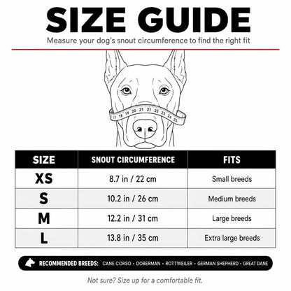 Purpose-Built EARLY Hell Hound Monster Muzzle for Everyday Use