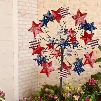 Outdoor-Ready Solar-Powered Wind Spinner for Garden for Garden Display