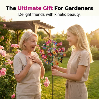 Outdoor-Ready Solar-Powered Wind Spinner for Garden for Garden Display