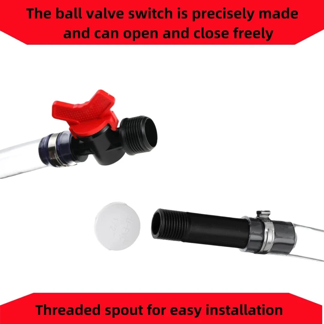 High-Flow Trigger Fuel Hose with Controlled Spill-Resistant Fill