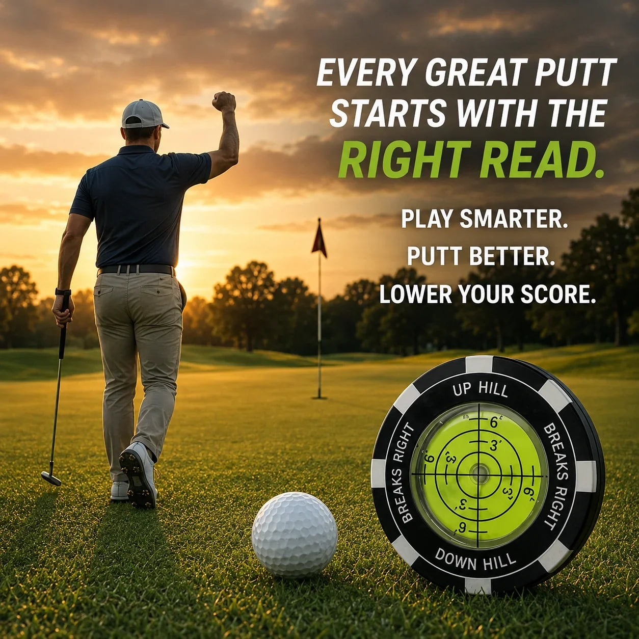 Workshop-Ready High-Precision Golf Green Reader – Portable Putting