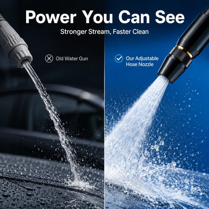 Dual-Spray High-Pressure Garden Hose Wand for Outdoor Cleaning