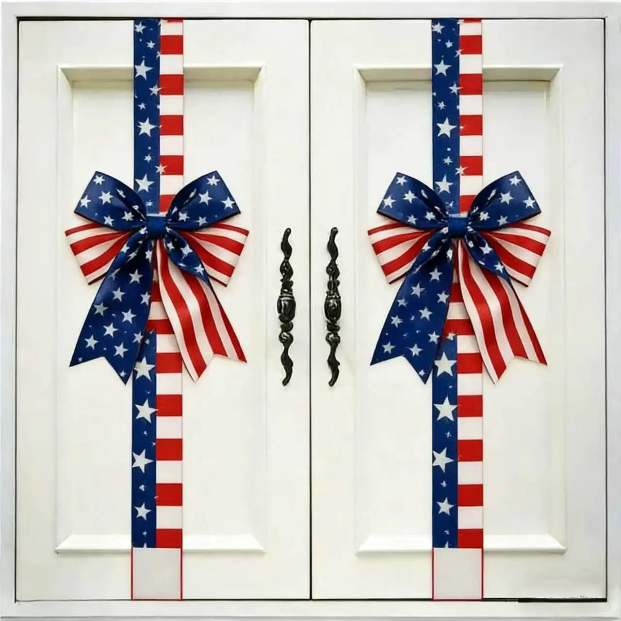 Patriotic Cabinet Door Fringe for Independence and Memorial Displays