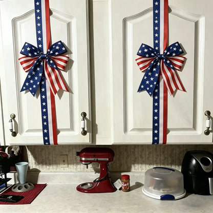 Patriotic Cabinet Door Fringe for Independence and Memorial Displays