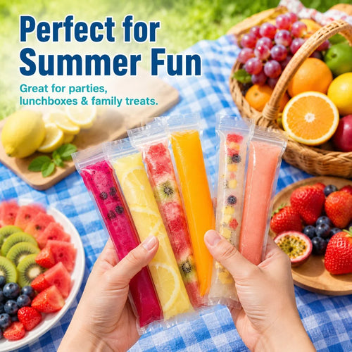 Space-Saving Pour, ze & Enjoy – Homemade Ice Pops Made – Homemade Ice