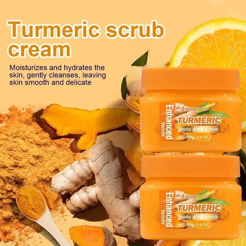 Turmeric Body Scrub for Exfoliating Skin Care