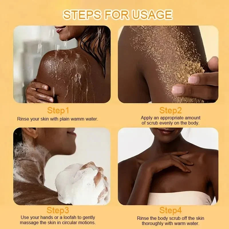 Turmeric Body Scrub for Exfoliating Skin Care