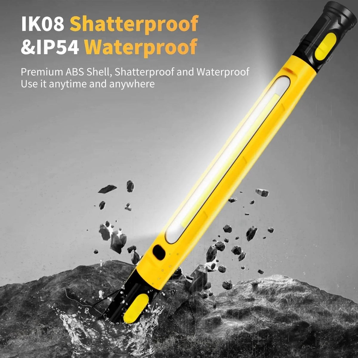 3000-Lumen Rechargeable Magnetic Work Light for Jobsite Tasks