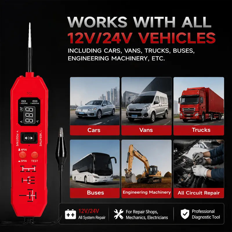 Purpose-Built 3 in 1 Power Circuit Probe Tester for Everyday – 49 Off