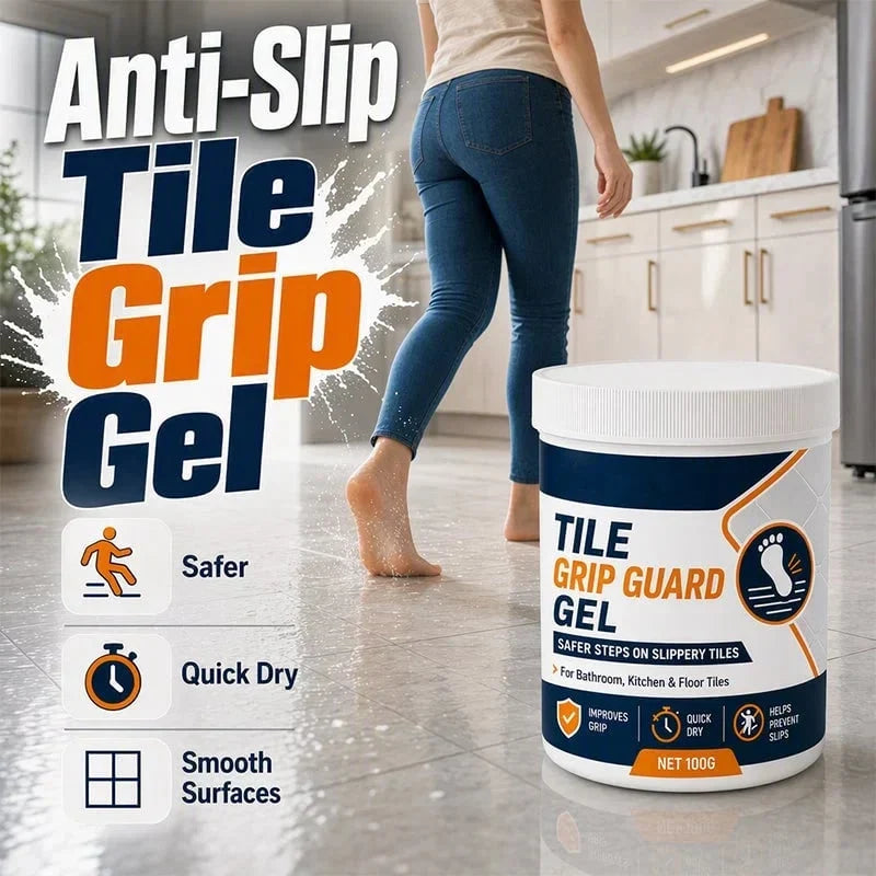 Anti-Slip Grip Gel Adhesive for Smooth Tile Surfaces