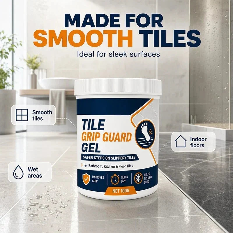 Anti-Slip Grip Gel Adhesive for Smooth Tile Surfaces