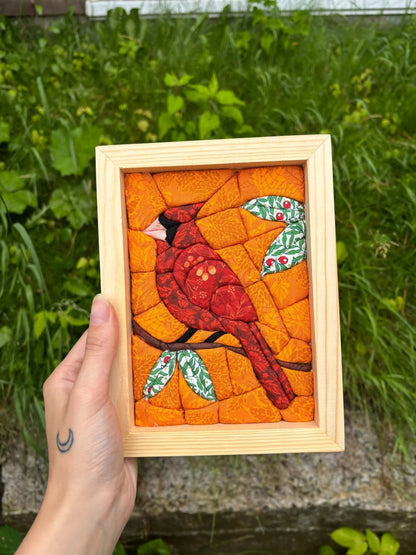 Hands-On DIY Kinusaiga Fabric Art Kit – No-Sew Japanese Textile Craft