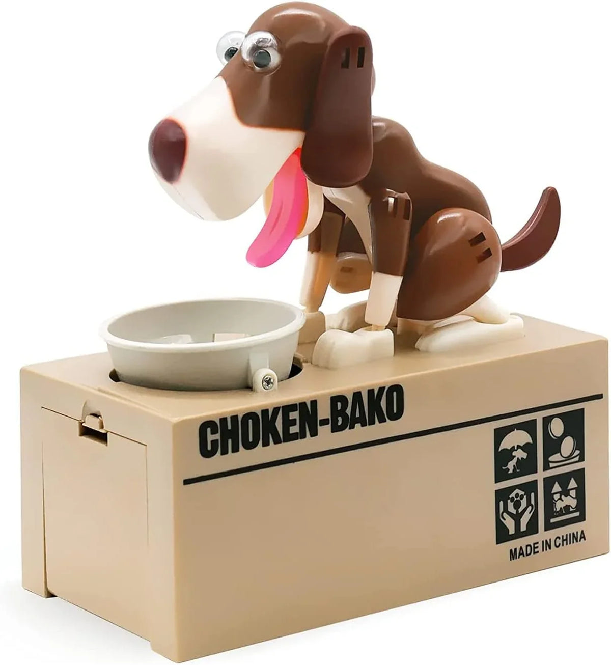 Pet-Friendly Hungry Dog Coin Bank for Daily Pet Care