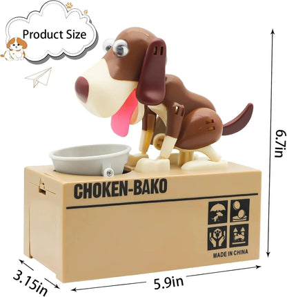 Pet-Friendly Hungry Dog Coin Bank for Daily Pet Care