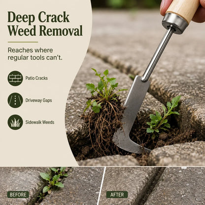 Purpose-Built Patio Crack Weeder for Everyday Use