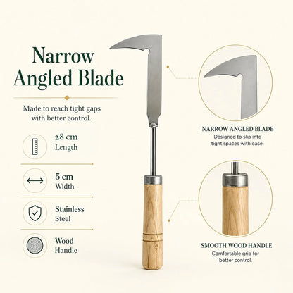 Purpose-Built Patio Crack Weeder for Everyday Use