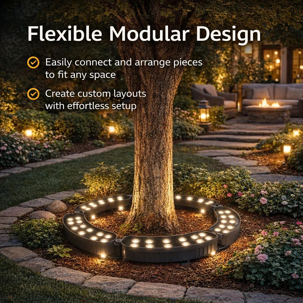 Decorative LED Ring Tree Light(Single piece) – Outdoor Waterproof