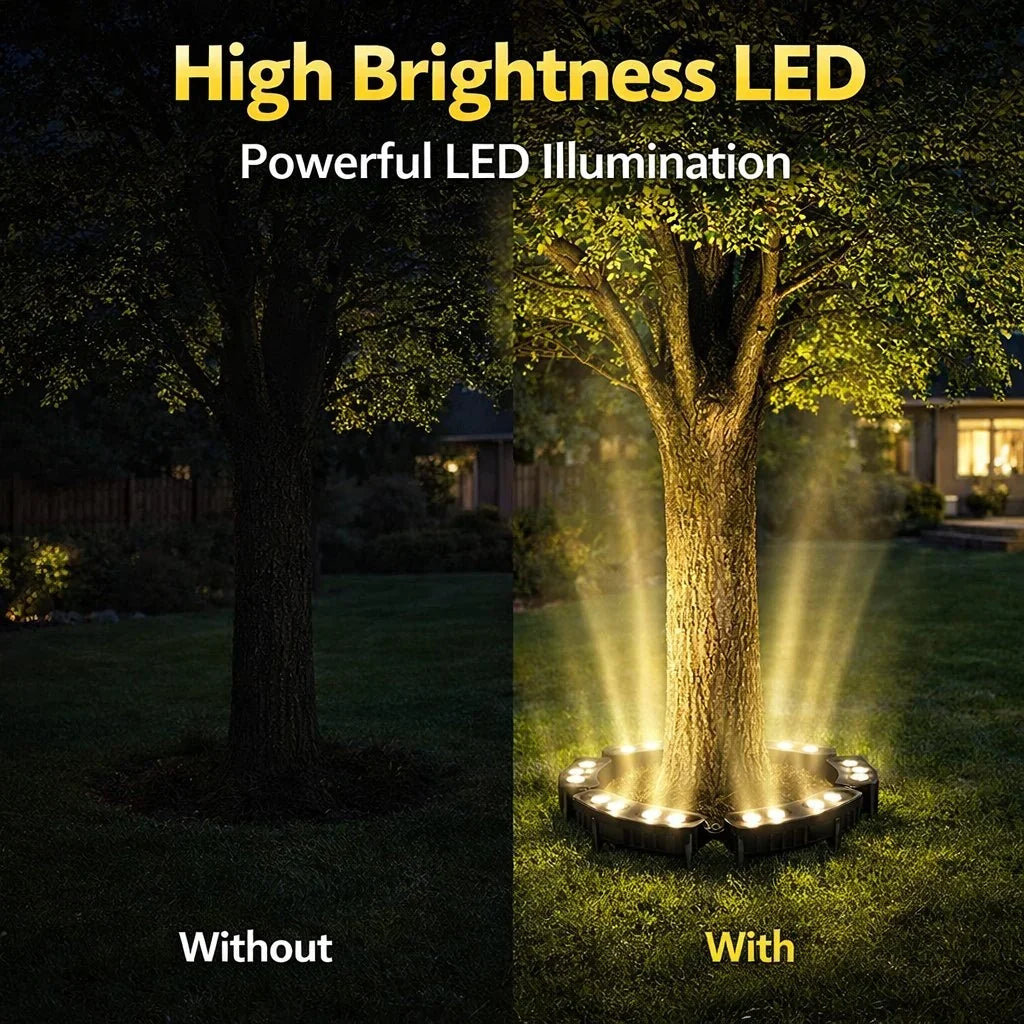 Decorative LED Ring Tree Light(Single piece) – Outdoor Waterproof