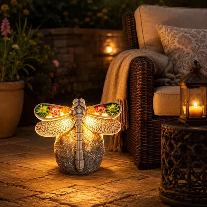 Outdoor Solar Dragonfly Garden Light Decor for Garden Display