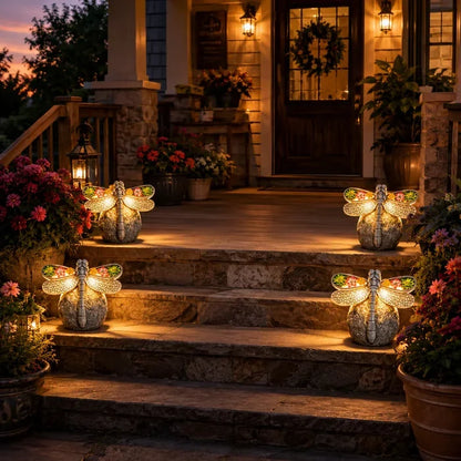 Outdoor Solar Dragonfly Garden Light Decor for Garden Display